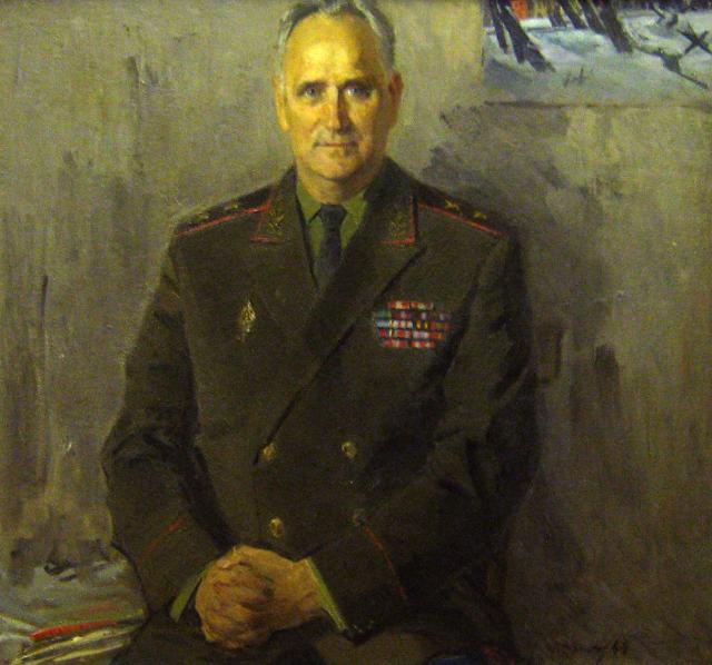 Дрючин Н.И. Портрет генерал-лейтенанта Лисицына. 1966 Дрючин Н.И. Портрет генерал-лейтенанта Лисицына. 1966